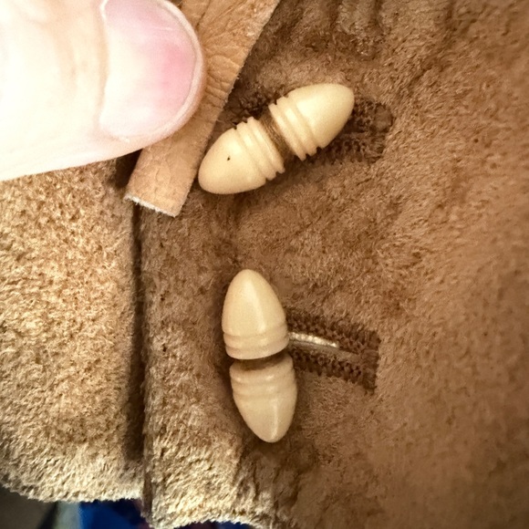 Vintage Lauren Ralph Lauren Suede Tan Fringe Women's Jacket - Picture 5 of 5